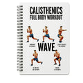 Calisthenics Full Body Workout Notebook for Home Gym Use with Progress Tracking Compact Portable Design for All Fitness Levels