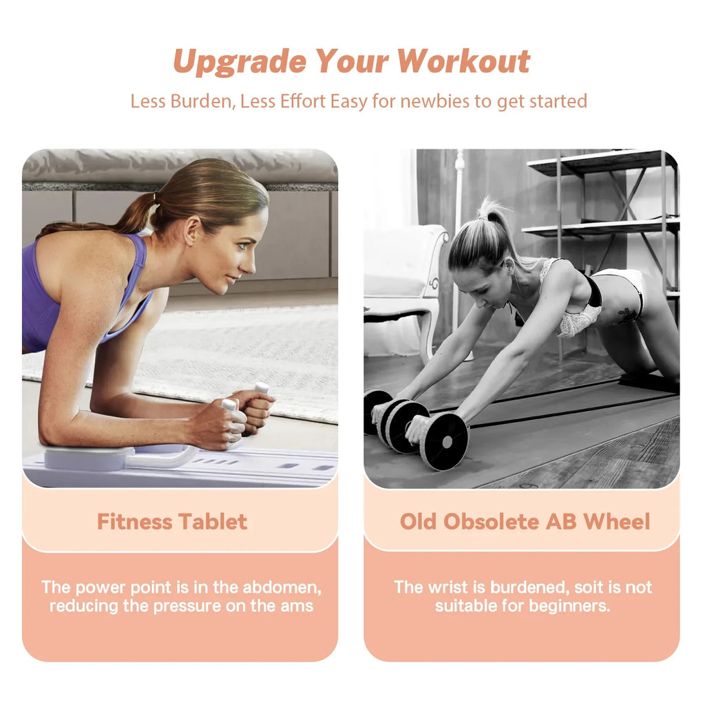 Abdominal Exercise Board Fitness Board ab wheel Workout Equipment for Home Pilates fitness musculation rueda abdominal