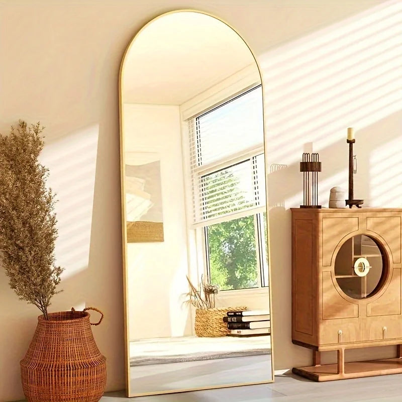 Arched/Rect Full Length Mirror,Full Body Mirror With Stand