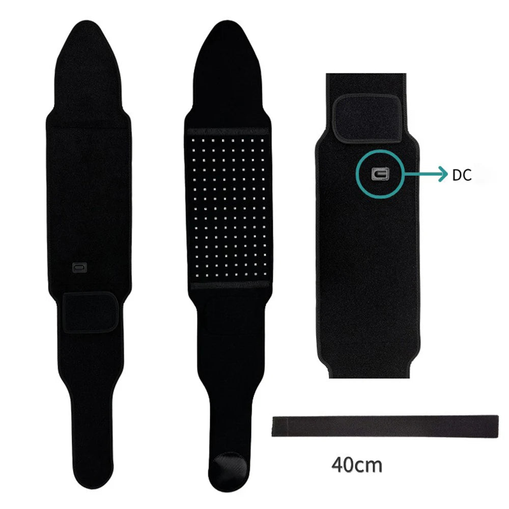 Red Light Therapy Belt Infrared Light Therapy Wrap Red Light Therapy Device for Body with Timer Back Shoulder Waist Pain Relief