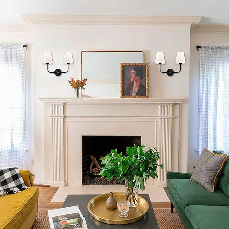 American minimalist iron wall lamp