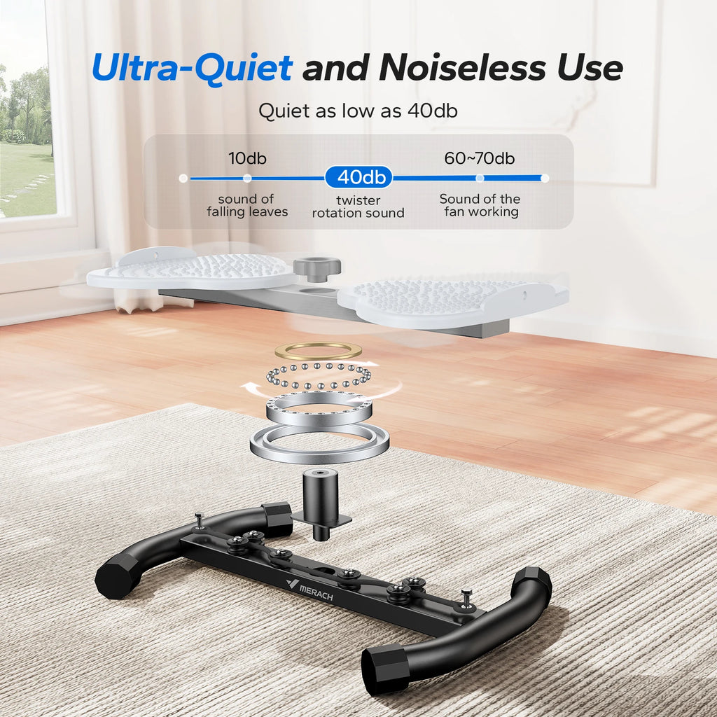 Waist Twister Machine Exercise Ab Workout For Slim Waist And Core Noiseless Equipment For Home Use