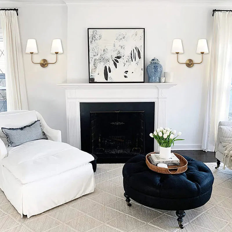 American minimalist iron wall lamp