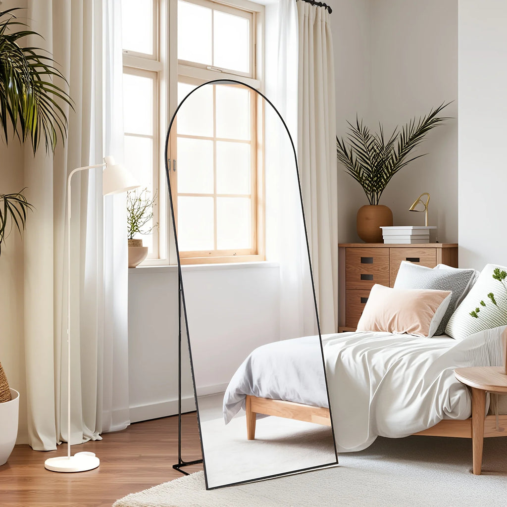 Arched/Rect Full Length Mirror,Full Body Mirror With Stand